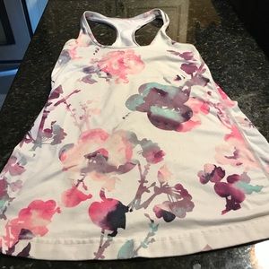 Lululemon long razor back tank top